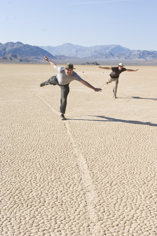 Me And My Friend Zach On The Racetrack Playa